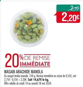 MANOLA WASABI ARACHIDE