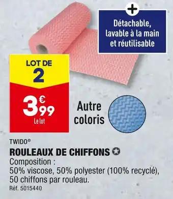 TWIDO ROULEAUX DE CHIFFONS
