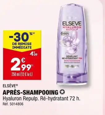 ELSÈVE APRÈS-SHAMPOOING