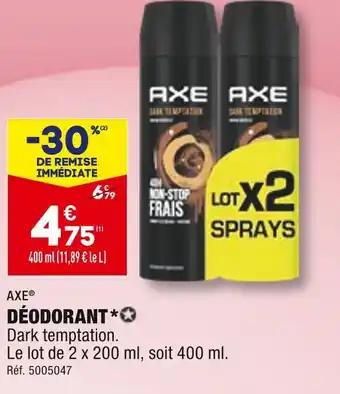 AXE DÉODORANT