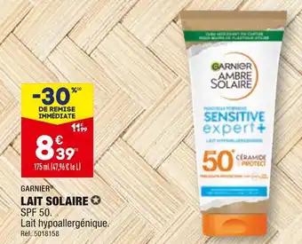 GARNIER LAIT SOLAIRE