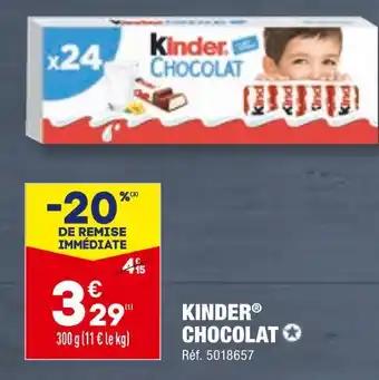 KINDER CHOCOLAT