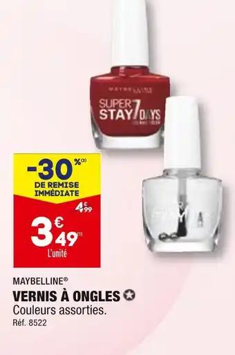 MAYBELLINE VERNIS À ONGLES