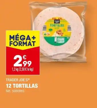 TRADER JOE’S 12 TORTILLAS