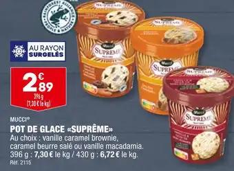 MUCCI POT DE GLACE SUPRÊME