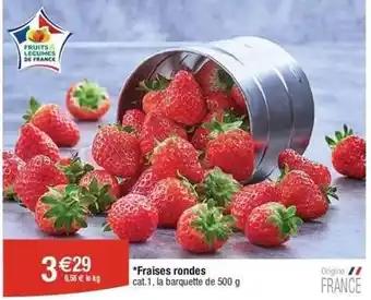 Fraises rondes