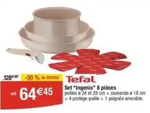Tefal - set ingenio 8 pièces