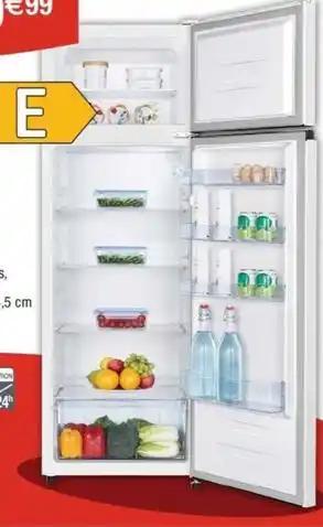 Fagor - réfrigérateur double porte 243 litres fdp243ew
