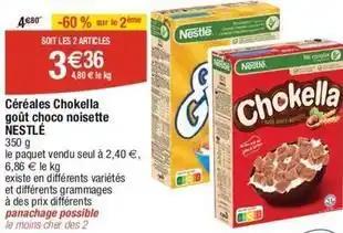 Nestlé - cereales chokella gout choco noisette