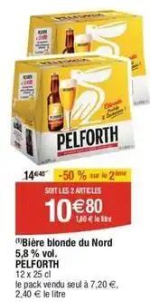 Pelforth - bière blonde du nord 5,8% vol