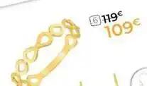 Bague or 375%