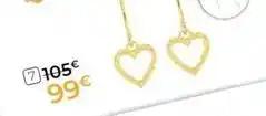 Boucles d'oreilles or 375%