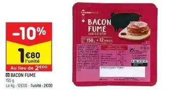 Leader price - bacon fume