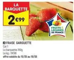 Fraise gariguette