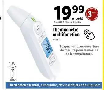 SANITAS Thermomètre multifonction