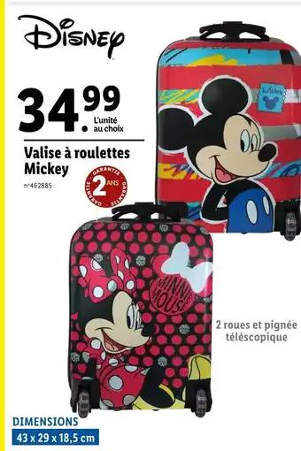 Disney Valise à roulettes Mickey