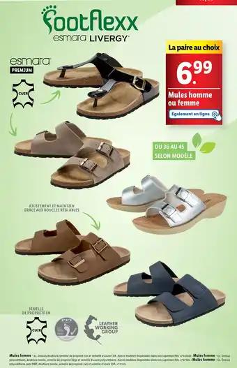 esmar Mules homme ou femme