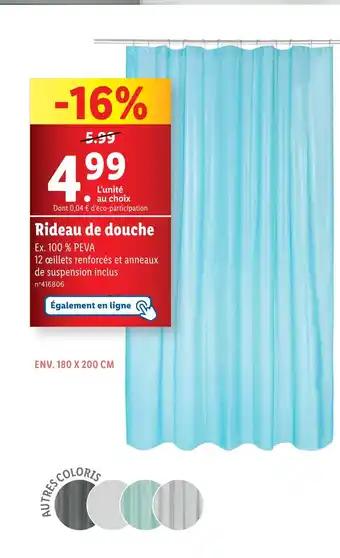 Rideau de douche