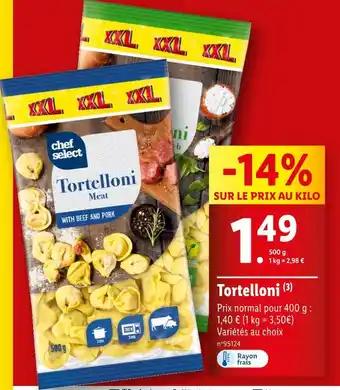 chef select Tortelloni