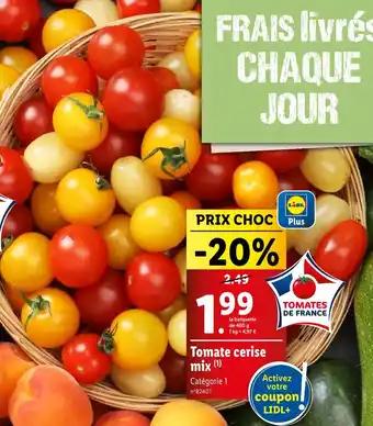 Tomate cerise mix