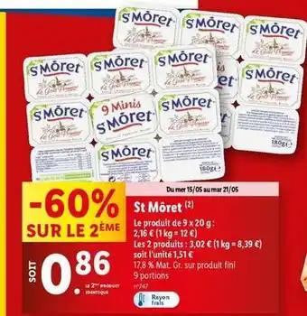 St moret - 9 x 20 g