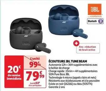 Jbl - écouteurs tune beam