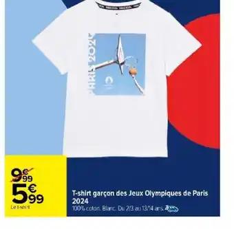 T-shirt garçon des Jeux Olympiques de Paris