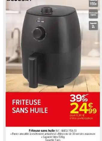 FRITEUSE SANS HUILE