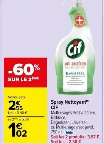 Spray Nettoyant(d) CIF