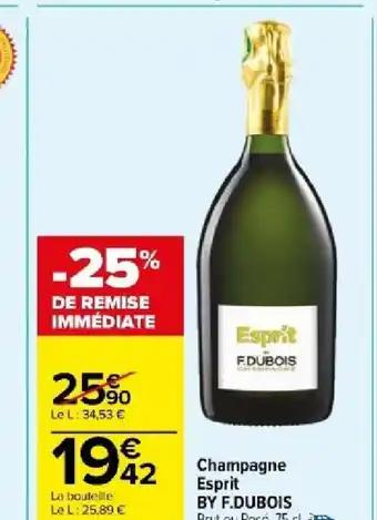Champagne Esprit BY F.DUBOIS