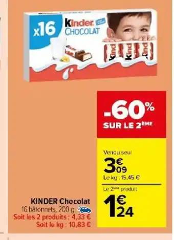 KINDER Chocolat