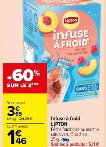 Infuse à froid LIPTON