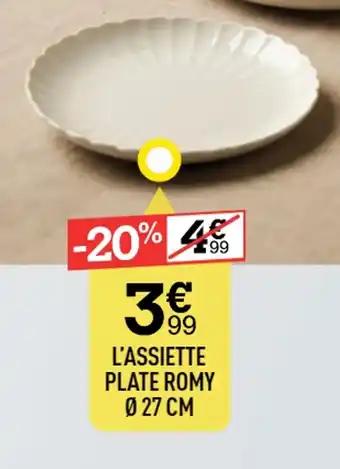 L'ASSIETTE PLATE ROMY