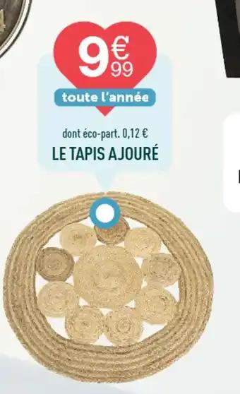 LE TAPIS AJOURÉ