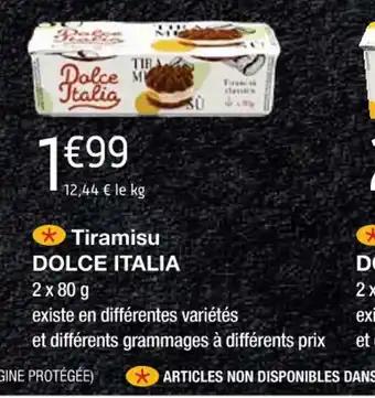 Tiramisu DOLCE ITALIA