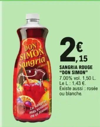 SANGRIA ROUGE “DON SIMON”