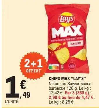 CHIPS MAX "LAY'S"