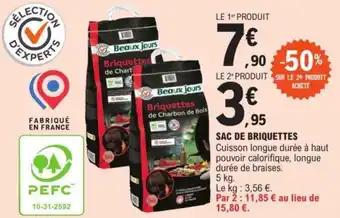 SAC DE BRIQUETTES