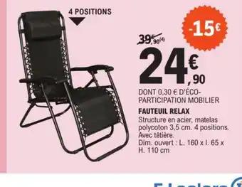 FAUTEUIL RELAX