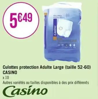 Culottes protection Adulte Large (taille 52-60) CASINO