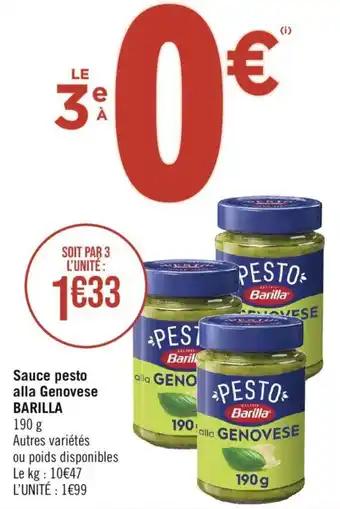 Sauce pesto alla Genovese BARILLA