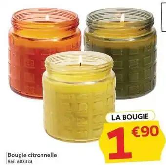 Bougie citronnelle