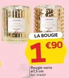Bougie verre