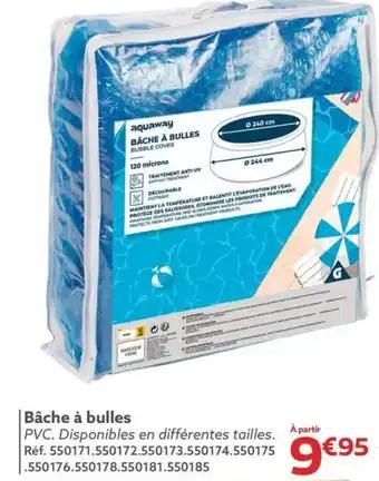 Bâche à bulles
