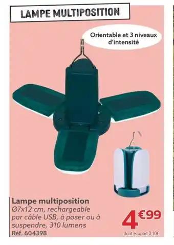 Lampe multiposition
