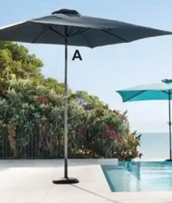 Parasol carré Havane