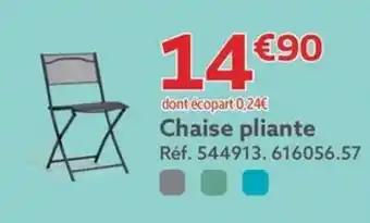 Chaise pliante