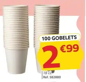 100 GOBELETS