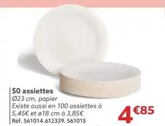 50 assiettes