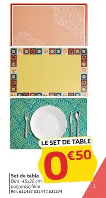 Set de table